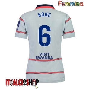 Atletico Madrid Koke #6 Terza Maglia Femmina 2026-27 Manica Corta
